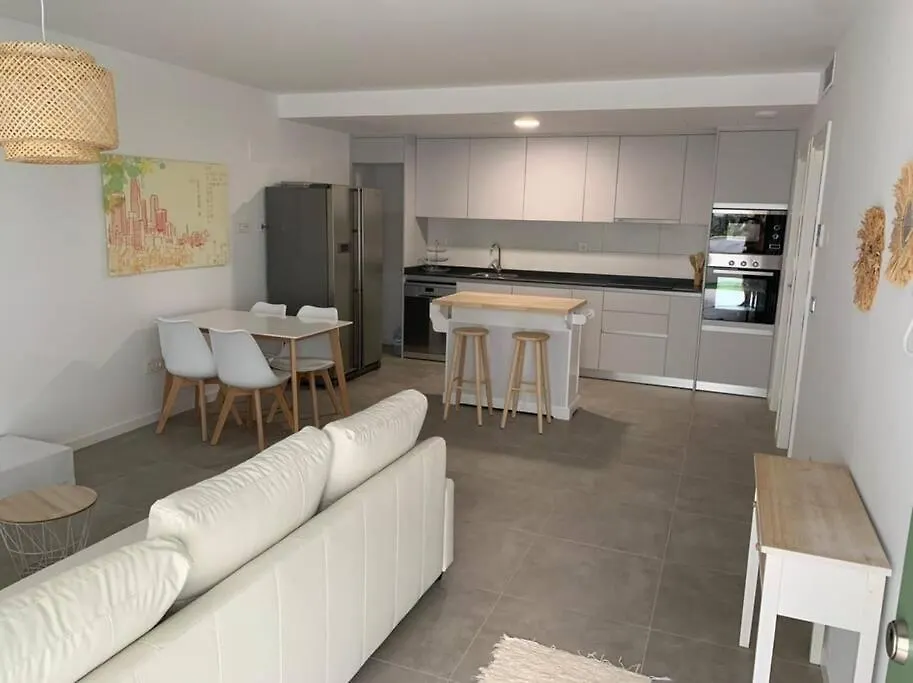 El Cantal. Maravilloso Apartamento En Primera Linea De Playa Con Piscina. Mojacar 0*,